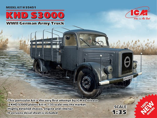 ICM 35451 1:35 KHD S3000 WWII German Army Truck