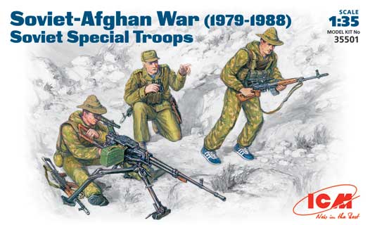 ICM 35501 1:35 Soviet Special Forces Soviet-Afghan War 1979-88