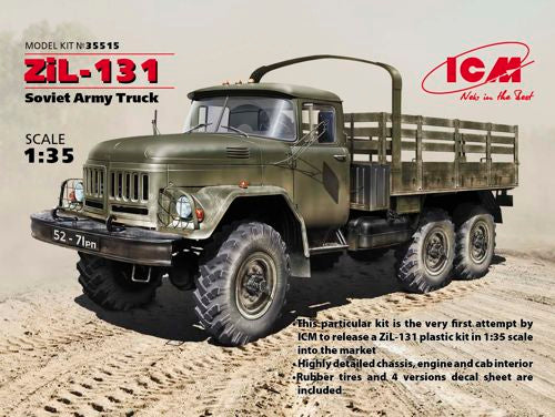 ICM 35515 1:35 Soviet Zil-131 Soviet Army Truck