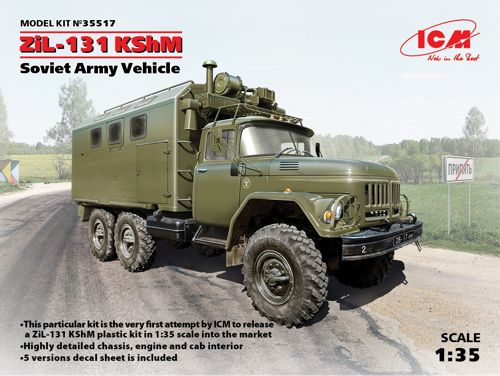 ICM 35517 1:35 Soviet ZiL-131 KShM Army Vehicle