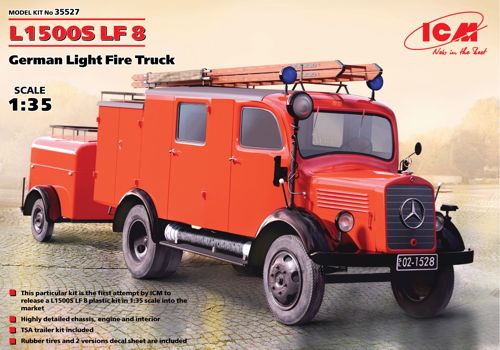 ICM 35527 1:35 L1500S LF 8 German Light Fire Truck