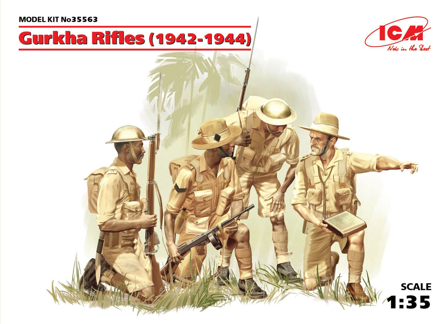 ICM 35563 1:35 Gurkha Rifles (1944)