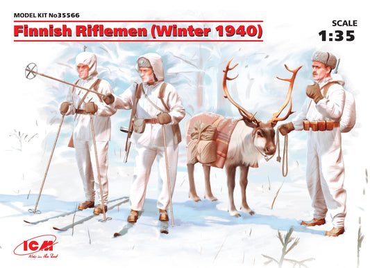 ICM 35566 1:35 Finnish Riflemen (Winter 1940)