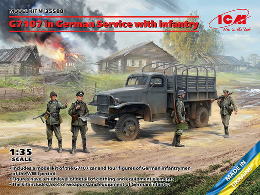 ICM 35588 1:35 G7107 in German Service with infantry