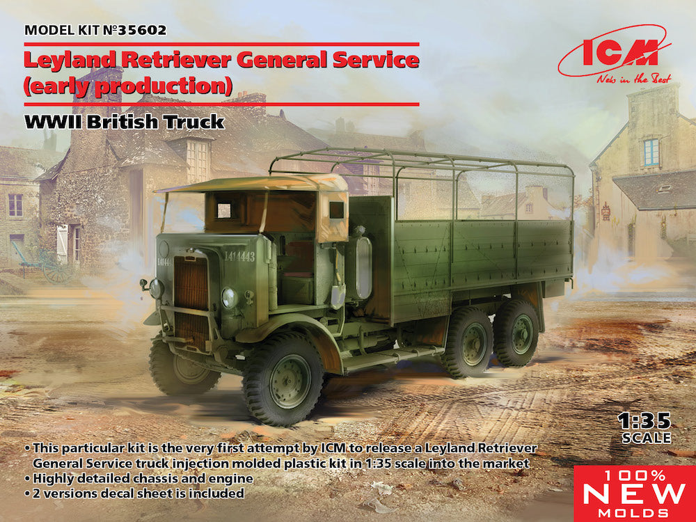 ICM 35602 1:35 Leyland Retriever General Service WWII British Truck