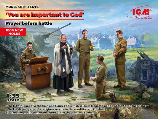 ICM 35616 1:35 'You are important to God'. Prayer before battle