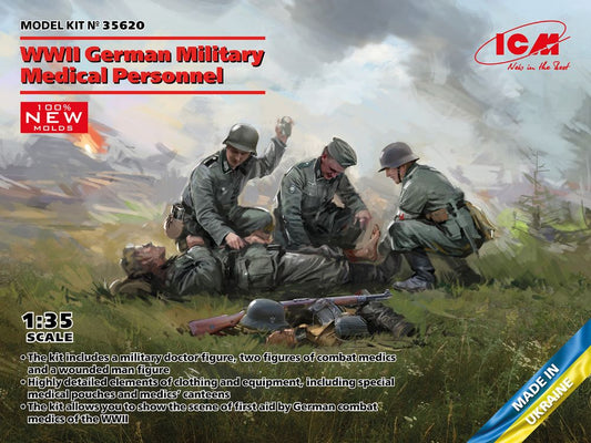 ICM 35620 1:35 WWII German Military Medical Personnel