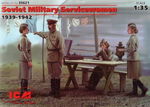 ICM 35621 1:35 Soviet Military Servicewomen (1939-1942)