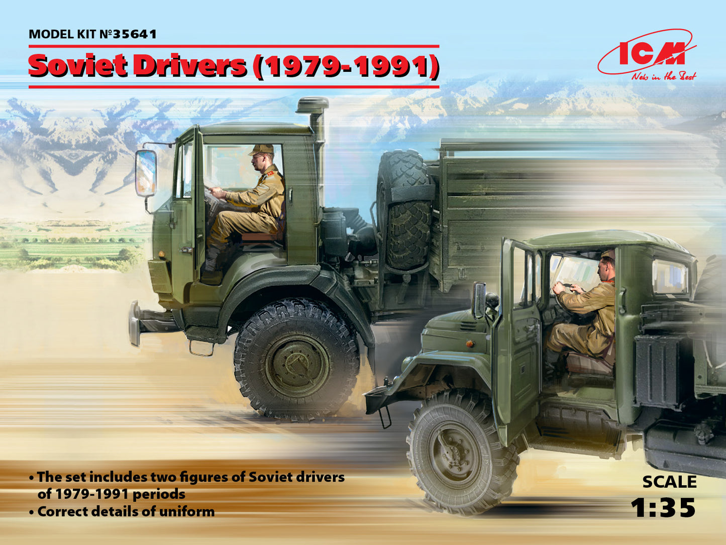 ICM 35641 1:35 Soviet Drivers (1979-1991)