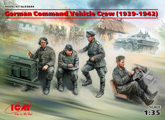 ICM 35644 1:35 German Command Vehicle Crew (1939-1942)