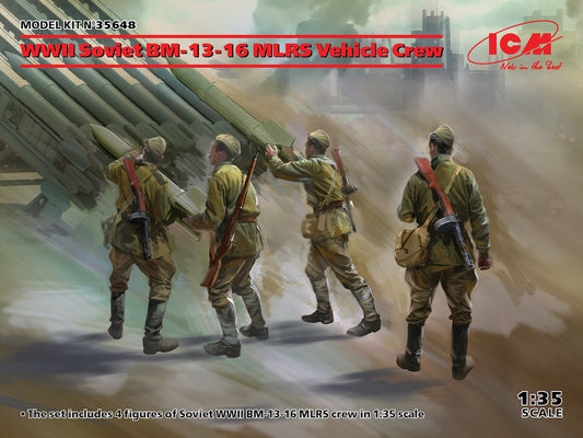 ICM 35648 1:35 WWII Soviet BM-13-16 MLRS Vehicle Crew