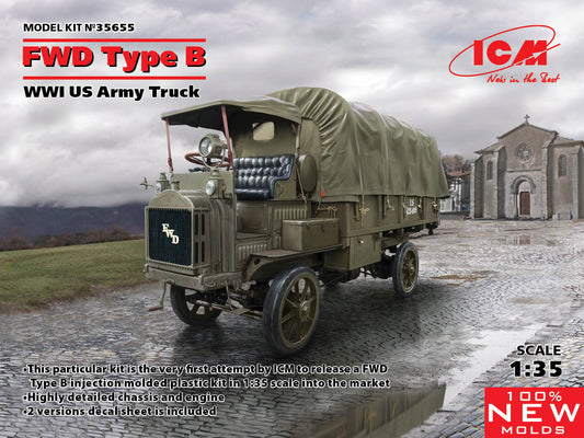 ICM 35655 1:35 FWD Type B WWI US Army Truck