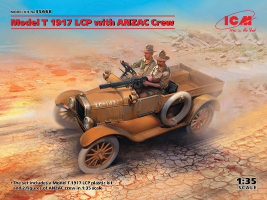 ICM 35668 1:35 Model T 1917 LCP with ANZAC Crew