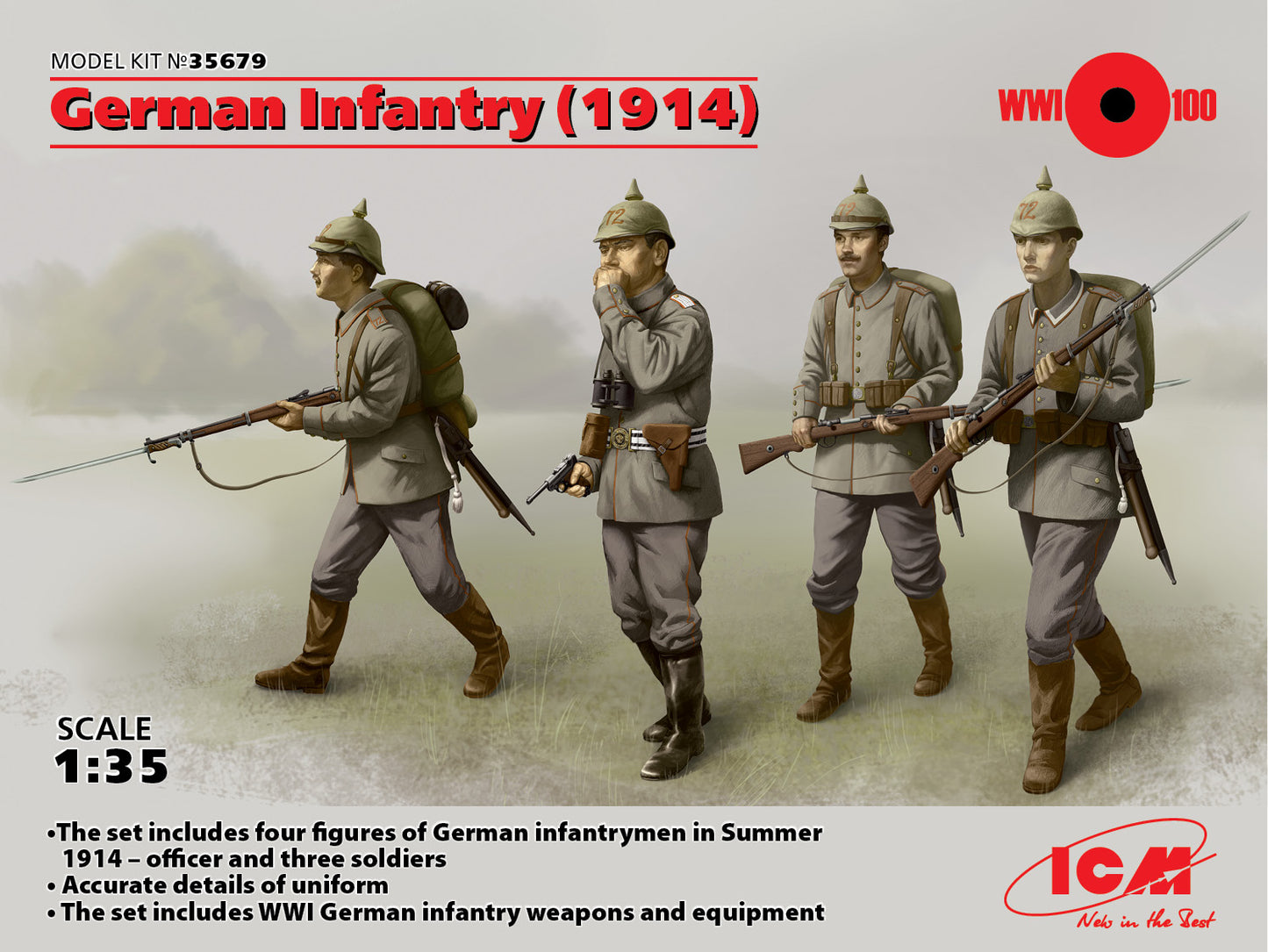 ICM 35679 1:35 German Infantry 1914