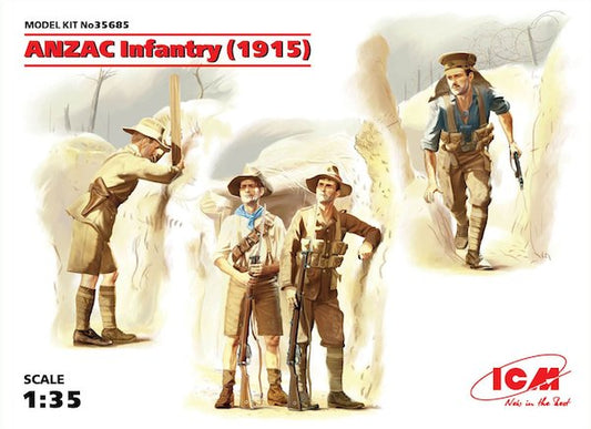 ICM 35685 1:35 ANZAC Infantry (1915) WWI