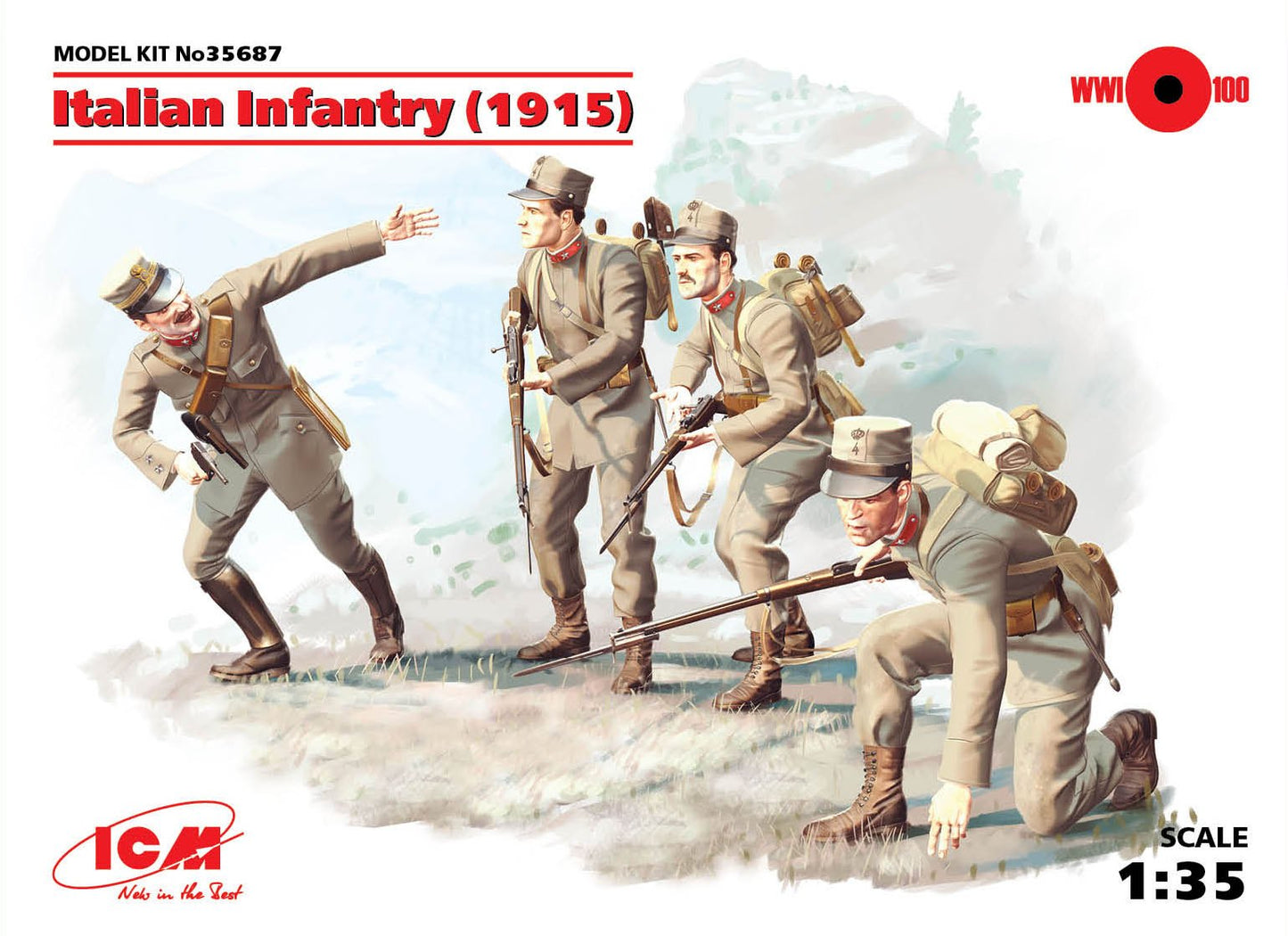 ICM 35687 1:35 Italian Infantry (1915)