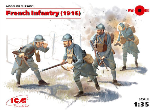 ICM 35691 1:35 French Infantry (1916) WWI