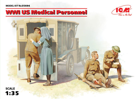 ICM 35694 1:35 WWI U.S. Medical Personnel