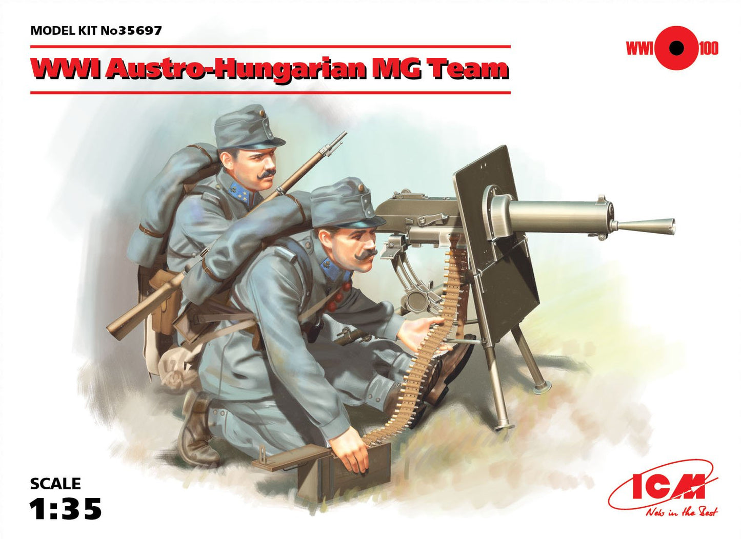 ICM 35697 1:35 WWI Austro-Hungarian MG Team