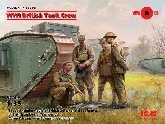 ICM 35708 1:35 WWI British Tank Crew