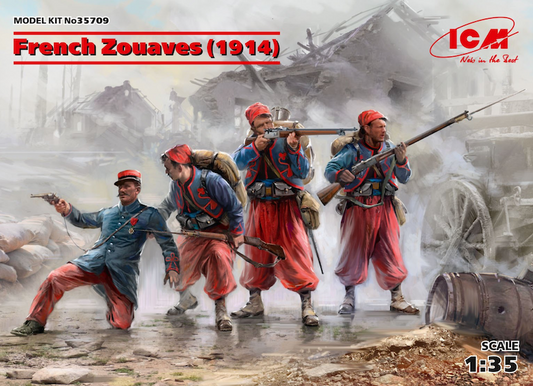 ICM 35709 1:35 French Zouaves (1914)