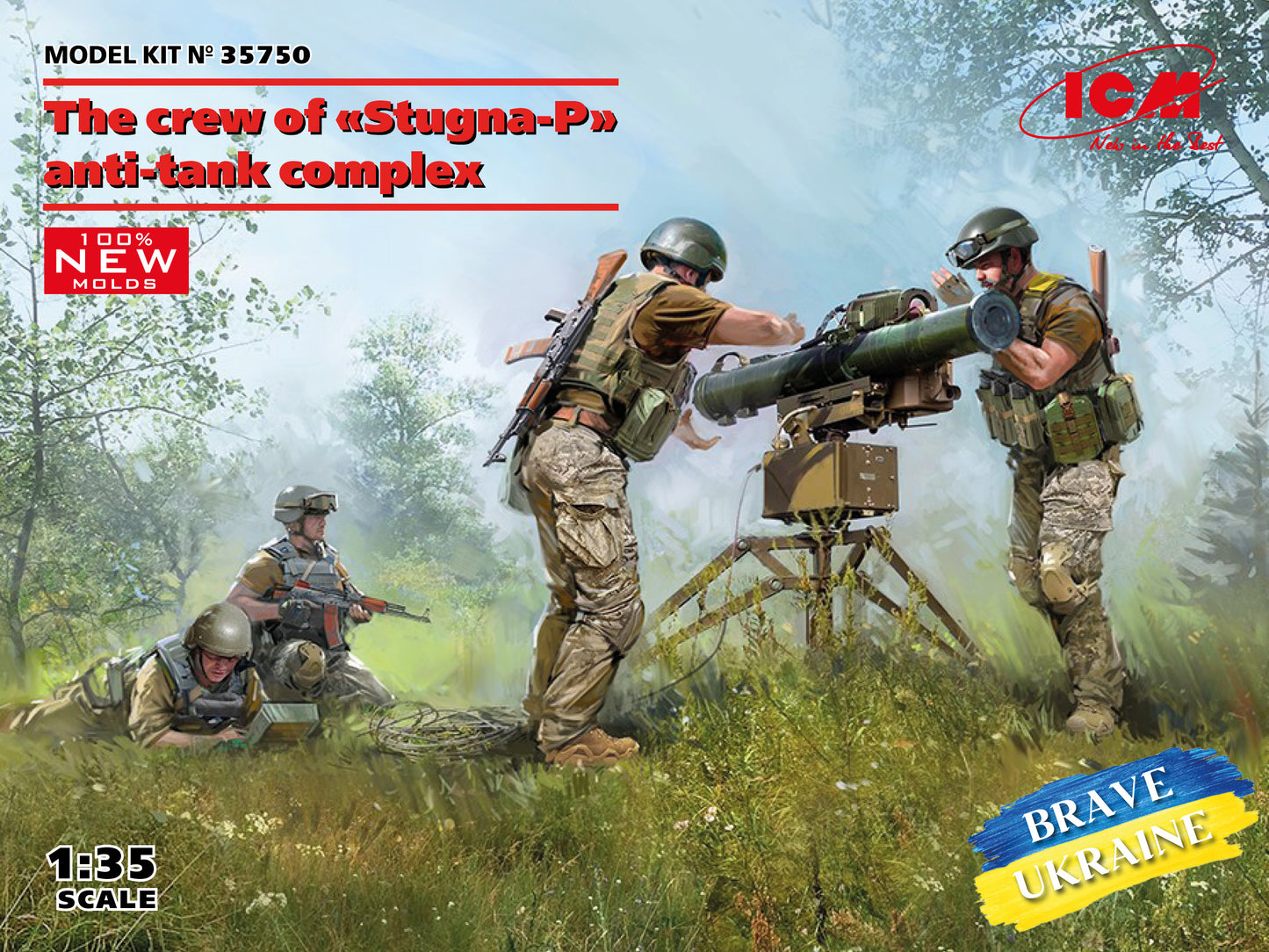 ICM 35750 1:35 'Stugna-P' Anti-Tank System