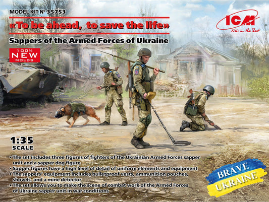 ICM 35753 1:35 'To be ahead, to save the life', Sappers of the Armed Forces of Ukraine