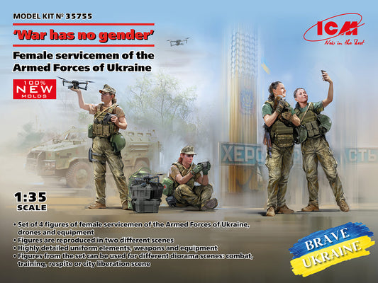 ICM 35755 1:35 'War has no gender'. Female servicemen of the Armed Forces of Ukraine