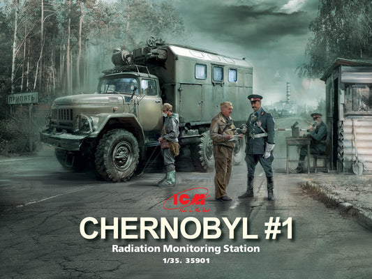 ICM 35901 1:35 Chernobyl No.1 Radiation Monitoring Station