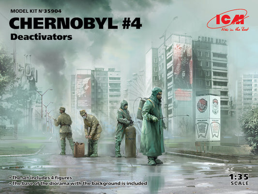 ICM 35904 1:35 Chernobyl No.4 Deactivators