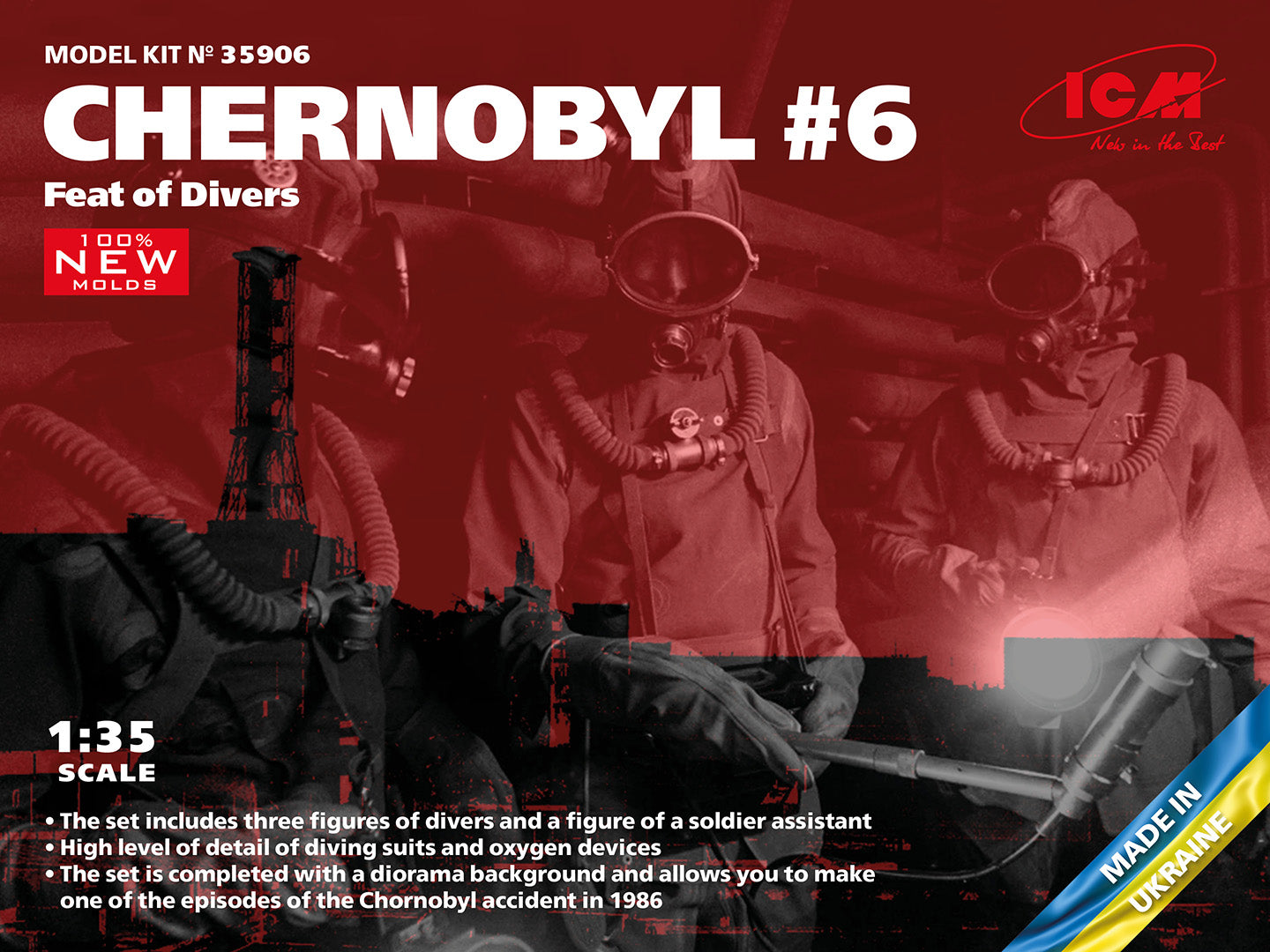 ICM 35906 1:35 Chernobyl No.6 Feat of Divers