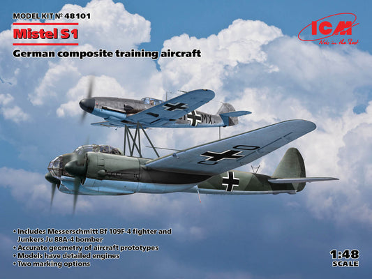 ICM 48101 1:48 Mistel S1 German Composite Training Aircraft