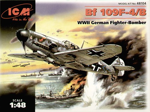 ICM 48104 1:48 Messerschmitt Bf-109F-4/B