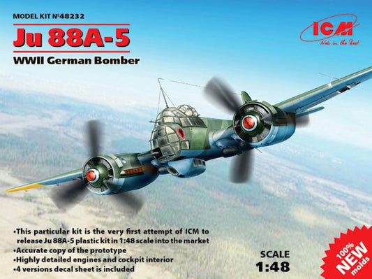 ICM 48232 1:48 Junkers Ju-88A-5 WWII German Bomber