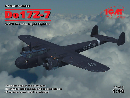 ICM 48245 1:48 Dornier Do-17Z-7 WWII German Night Fighter