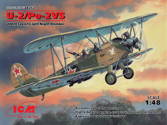 ICM 48252 1:48 Polikarpov U-2/Po-2VS WWII Soviet Night Light Bomber