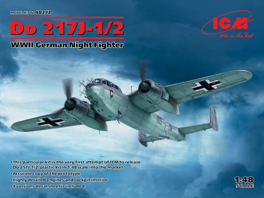 ICM 48272 1:48 Dornier Do-217J-1/2 WWII German Night Fighter