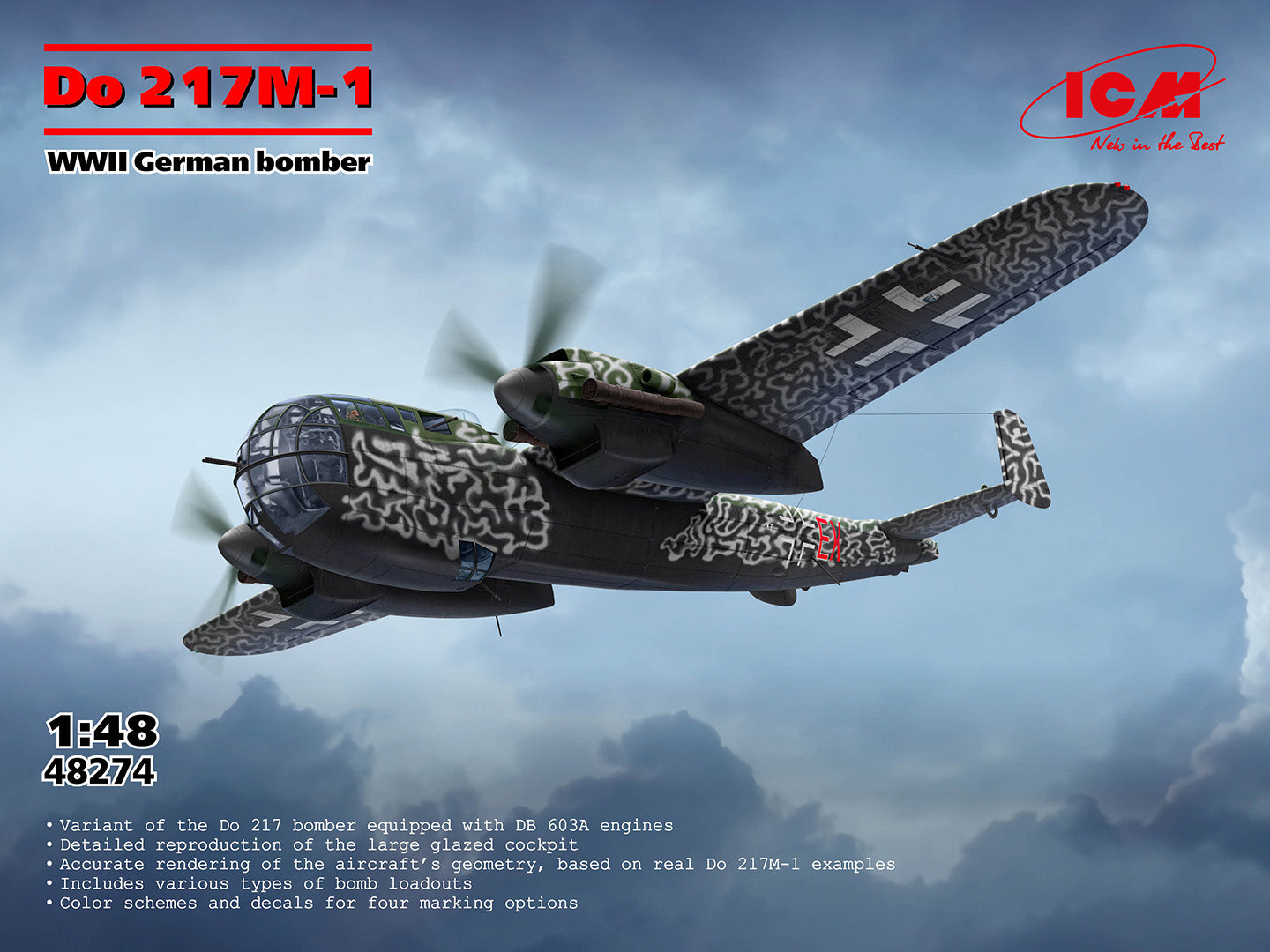 ICM UK 48274 1:48 Dornier Do-217M-1