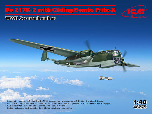 ICM 48275 1:48 Dornier Do-217K-2 with Fritz-X glide bomb