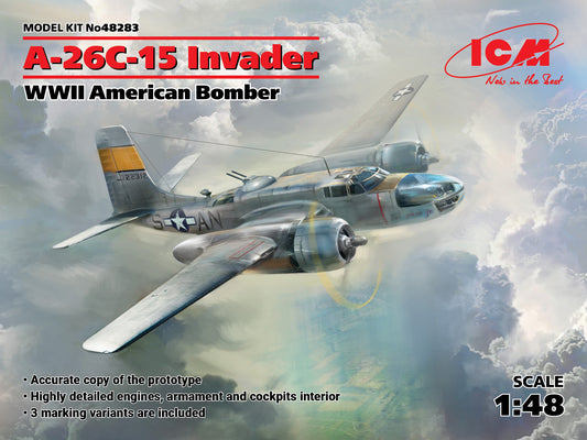 ICM 48283 1:48 Douglas A-26Ð¡-15 Invader WWII American Bomber