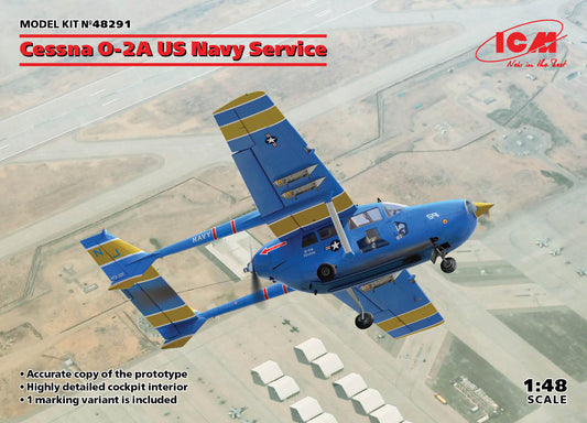 ICM 48291 1:48 Cessna O-2A Skymaster US Navy Service