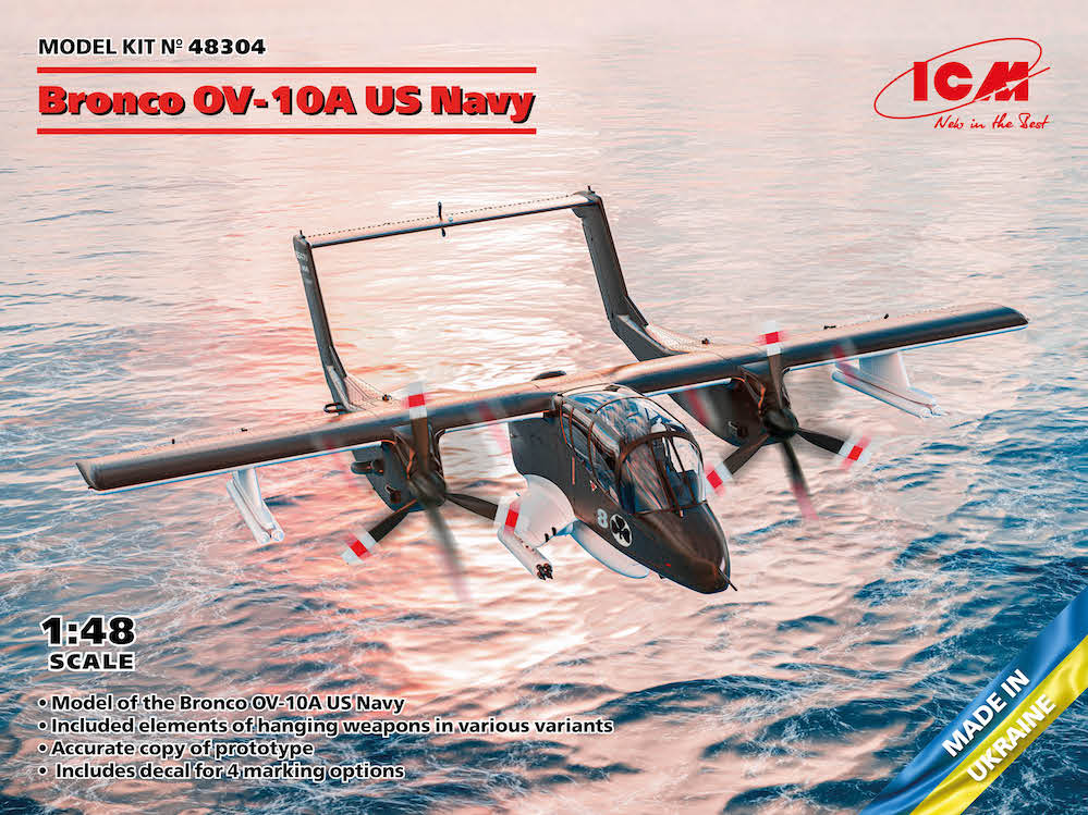 ICM 48304 1:48 North-American/Rockwell OV-10A Bronco US Navy