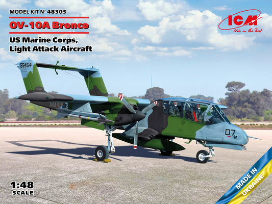 ICM 48305 1:48 North-American/Rockwell OV-10ÃÂ Bronco US Marine Corps Light Attack Aircraft