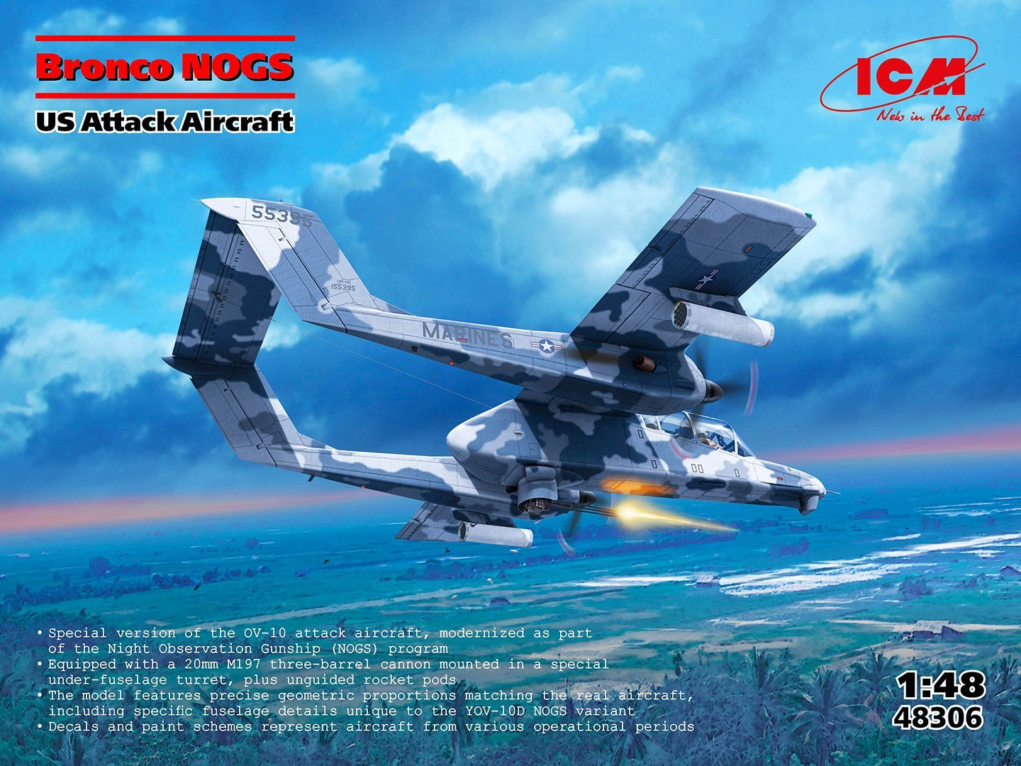 ICM 48306 1:48 North-American/Rockwell OV-10 Bronco NOGS