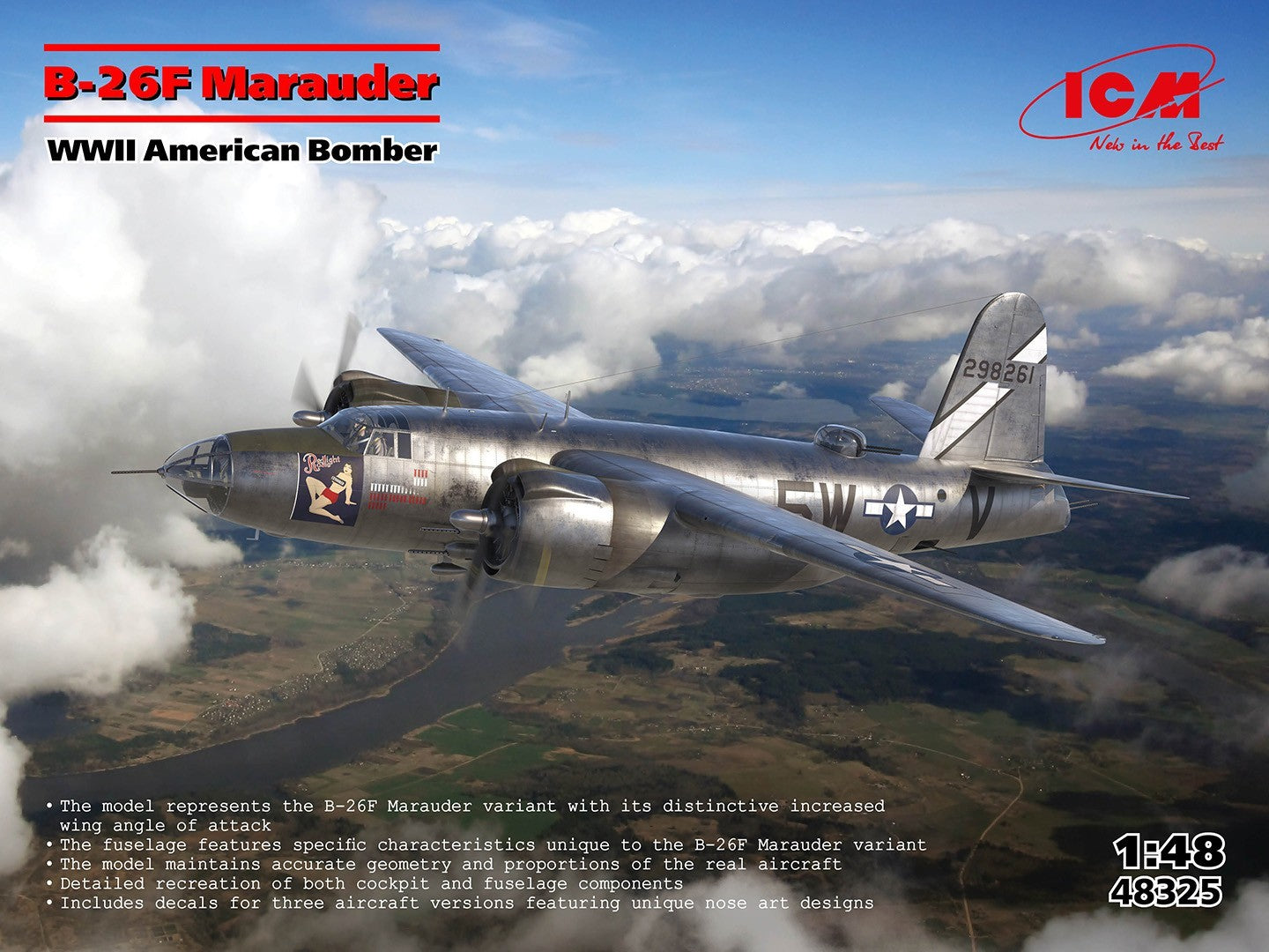 ICM 48325 1:48 Martin B-26F Marauder