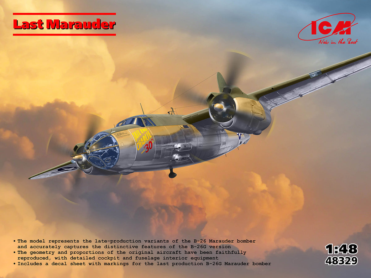 ICM 48329 1:48 Last Marauder Martin B-26G