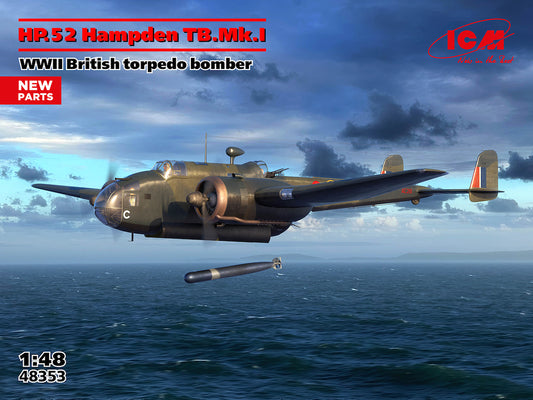 ICM 48353 1:48 Handley-Page Hampden TB Mk.I torpedo bomber