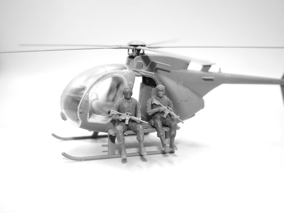 ICM 48371 1:48 Delta Force Assault Team with MH-6J
