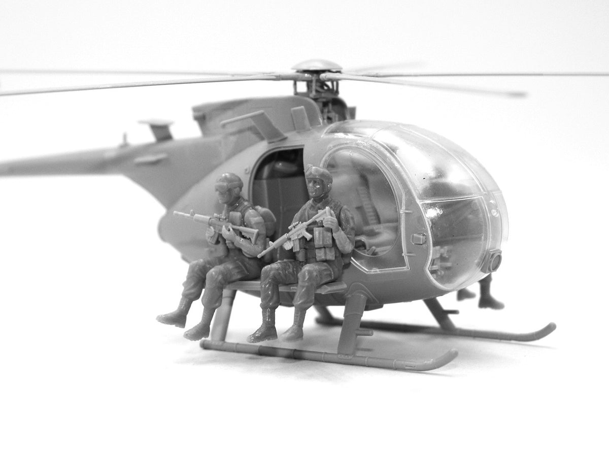 ICM 48371 1:48 Delta Force Assault Team with MH-6J