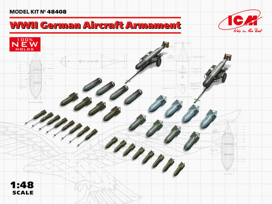 ICM 48408 1:48 Armament for WWII German Aircraft
